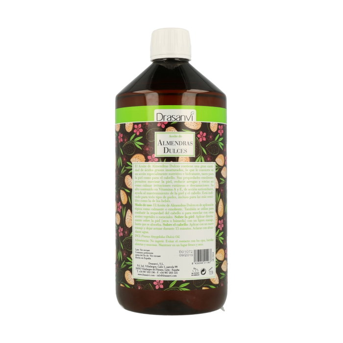 DRASANVI Huile d'Amandes Douces 1L DRASANVI Huile d'Amandes Douces 1L