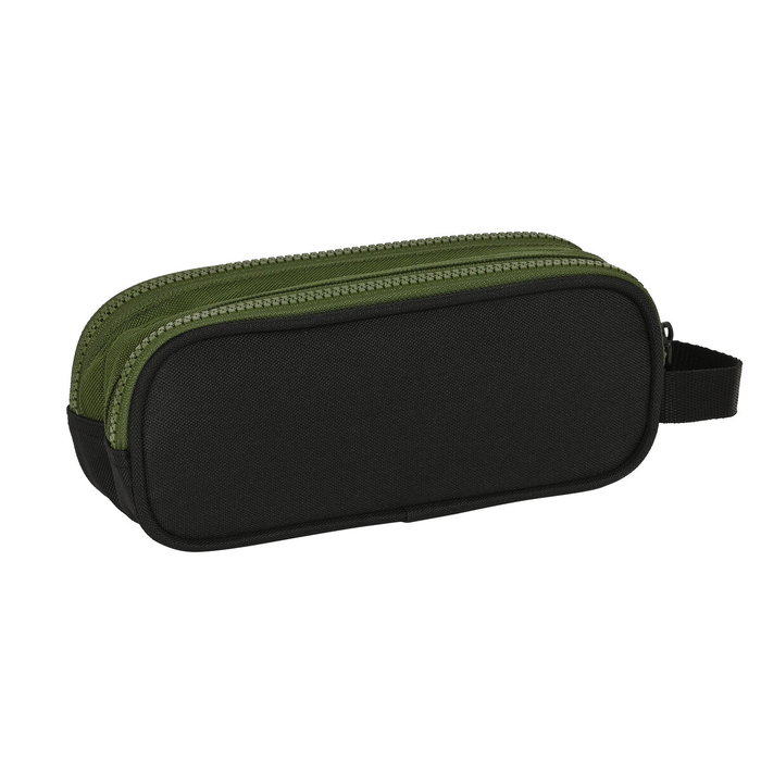 Trousse Fourre-Tout Double Safta Dark forest Noir Vert 21 x 8 x 6 cm Trousse Fourre-Tout Double Safta Dark forest Noir Vert 21 x 8 x 6 cm
