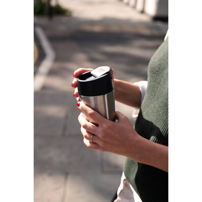 Joseph Joseph Sipp SSL Travel Mug Large Bleu / Argent Joseph Joseph Sipp SSL Travel Mug Large Bleu / Argent