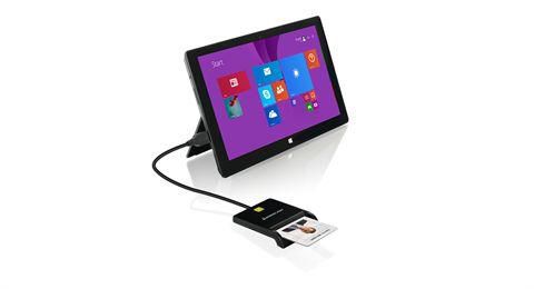 IOGEAR GSR212 - Lecteur de cartes à puce USB EMV 4.1, CAC, T0, T1, APDU, compatible PC/SC, FIPS-201