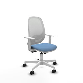 PIQUERAS Y CRESPO Chaise de Bureau Cilanco Synchro Bleu ciel