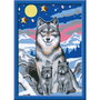 Ravensburger Creart Serie E Classic - Puzzle de Peinture par Numéros 'Lobos A La Luna' 20044, à Partir de 9 Ans