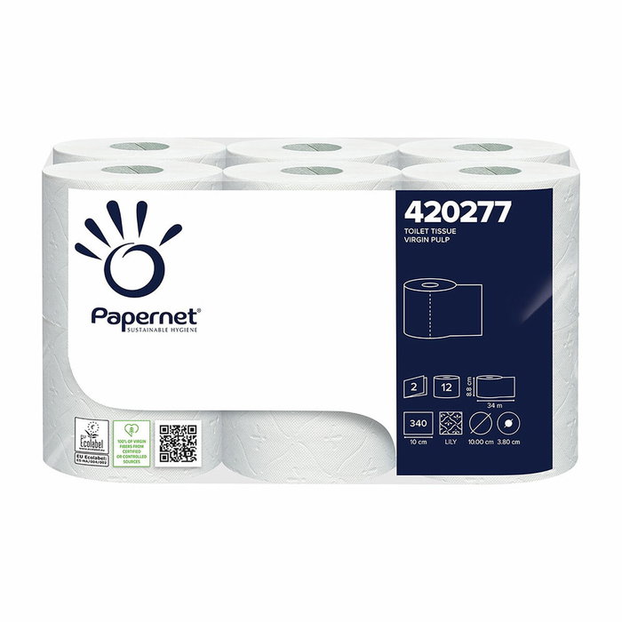 Papier Toilette Papernet 420277 (12 Unités) Papier Toilette Papernet 420277 (12 Unités)