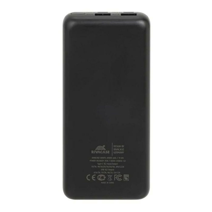 Powerbank Rivacase VA1075 Noir 20000 mAh