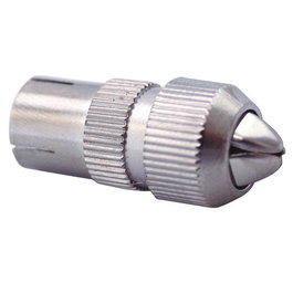 GSC Evolution Conector hembra TV recto metálico