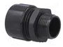 LAPP Connecteur de bord droit PG11 noir en polyamide
