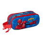 Trousse Fourre-Tout Double Spider-Man Rouge Blue marine 21 x 8 x 6 cm 3D