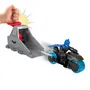 Imaginext IMX DCSF Launcher - Jouet de Lanceur avec Véhicules DC Comics, Moto de Superman, Batman et Joker pour Course