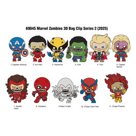 Monogram Int. Marvel série 2 présentoir porte-clés sac à dos Zombies (24)