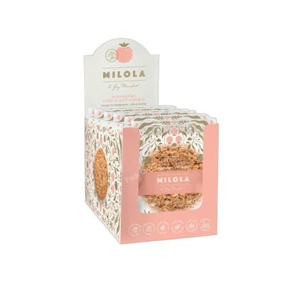 MILOLA Mini-cookies Avoine, Framboise et Citron