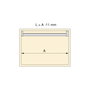 Emuca Kit barre pour armoire Luxe, ruban LED 4,5x8 Neonlynx V, détecteur de mouvement RF Smart et convertisseur Smart (24V DC), longueur 1.150mm, Lumière blanche chaude 2.700K, Aluminium et Plastique, Anodisé mat