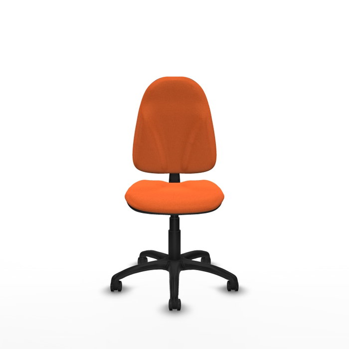 PIQUERAS Y CRESPO Chaise de bureau Algarra, tissu orange, sans accoudoirs PIQUERAS Y CRESPO Chaise de bureau Algarra, tissu orange, sans accoudoirs