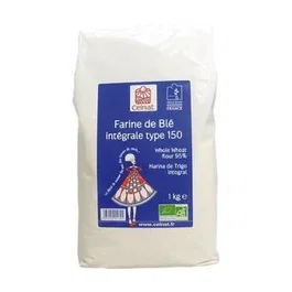 Celnat Farine de blé intégrale BIO type T150 1kg