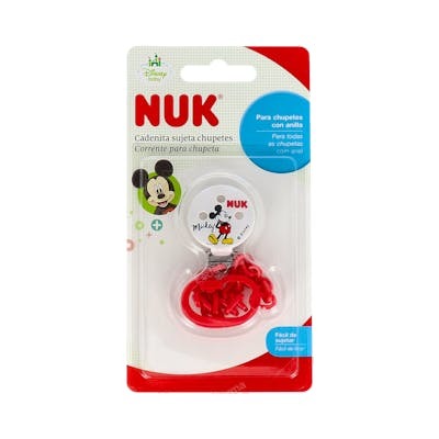 NUK Cinta Sujeta Chupete Mickey Mouse NUK Cinta Sujeta Chupete Mickey Mouse