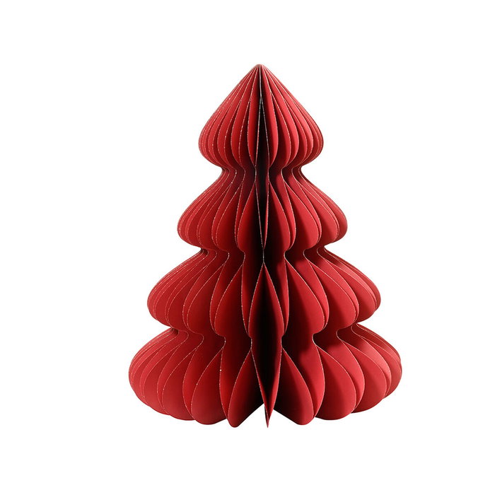 Sapin de Noël Decoris Rouge Papier Ø 72 x 90 cm Sapin de Noël Decoris Rouge Papier Ø 72 x 90 cm