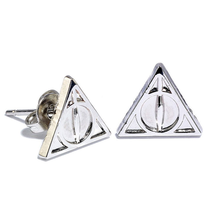 THE CARAT SHOP Set de pendants d'oreilles piercing Platform Deathly Hallows Golden Snitch - Harry Potter - Or doré