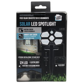 Je cherche une Idee Lampe solaire avec détecteur de mouvement et 124 LED