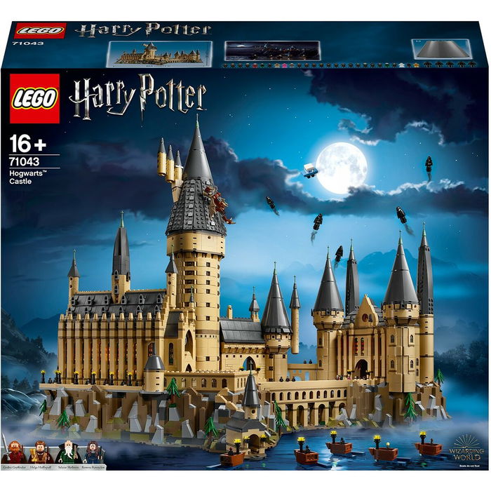 LEGO 71043 Harry Potter - Le château de Poudlard, Jeu de construction, 6020 pièces, pour 16 ans et plus