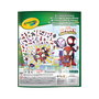 Crayola Album à Colorier avec Stickers Spidey - Livre Activité Enfants - 32 Pages + 4 Feuilles Autocollants - Réf. 04-0738 - Licence Marvel - Espagnol