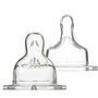 Dodie Tétine Sensation+ Anti-Coliques Plate Débit 2 Large - Lot de 2