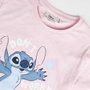 Cerdá Pyjama Court Single Jersey Stitch 6 Ans Rose Enfant