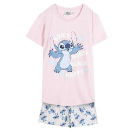 Cerdá Pyjama Court Single Jersey Stitch 6 Ans Rose Enfant