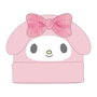 Hello Kitty - Bonnet en laine Hello Kitty, rose, taille adulte/enfant, dimensions 22 x234;21 cm