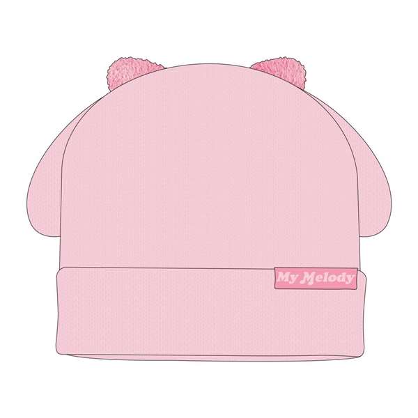 Hello Kitty - Bonnet en laine Hello Kitty, rose, taille adulte/enfant, dimensions 22 x234;21 cm