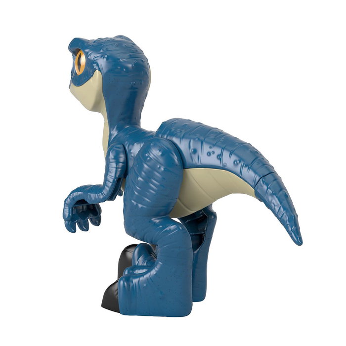 Fisher-Price Imaginext Jurassic World Raptor XL - Figurine de dinosaure articulée géante - Jouet pour enfants +3 ans