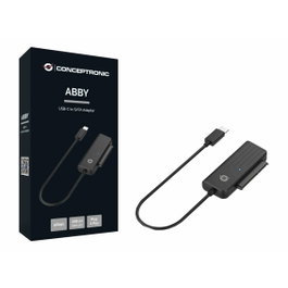 Conceptronic ABBY02B Adaptateur USB-C vers SATA pour SSD ou HDD 2,5 pouces