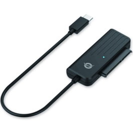Conceptronic ABBY02B Adaptateur USB-C vers SATA pour SSD/HDD 2.5" USB 3.2 Gen 1 - Noir