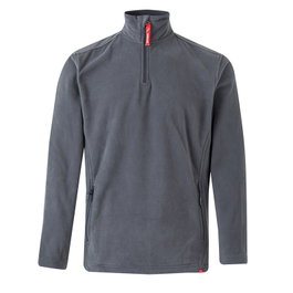 VELILLA Veste polaire avec fermeture éclair Gris foncé XL