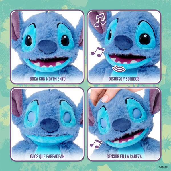 Famosa Peluche Disney Stitch Palm 18 cm Famosa Peluche Disney Stitch Palm 18 cm