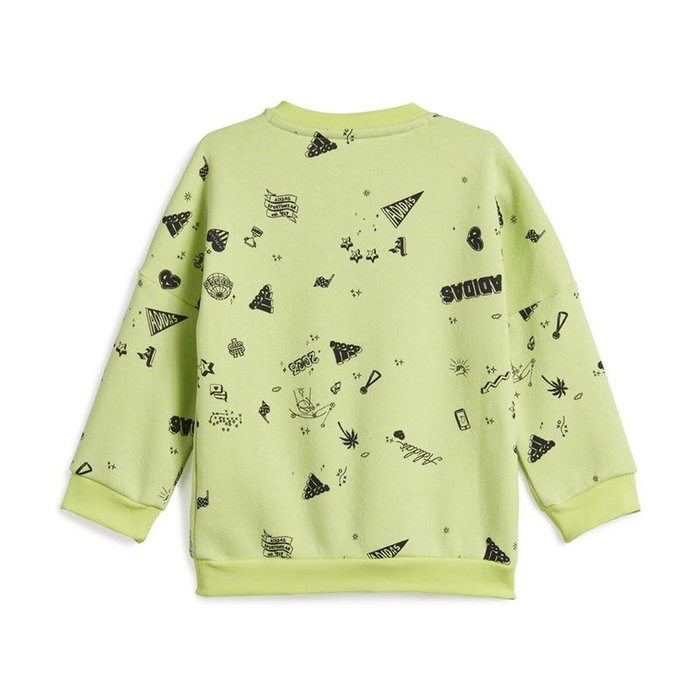 Ensemble de Sport pour Bébé Adidas Bluv Q3 Cset Vert clair