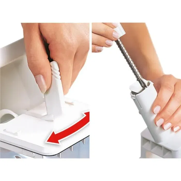 Leifheit 37300 Dénoyauteur automatique pour prunes et mirabelles - Lame en acier inoxydable - Dénoyaute et coupe en 4 Leifheit 37300 Dénoyauteur automatique pour prunes et mirabelles - Lame en acier inoxydable - Dénoyaute et coupe en 4