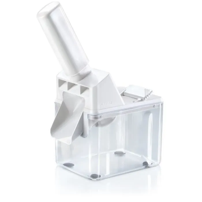 Leifheit 37300 Dénoyauteur automatique pour prunes et mirabelles - Lame en acier inoxydable - Dénoyaute et coupe en 4 Leifheit 37300 Dénoyauteur automatique pour prunes et mirabelles - Lame en acier inoxydable - Dénoyaute et coupe en 4