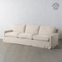 BigBuy Home Canapé Crème 4 places