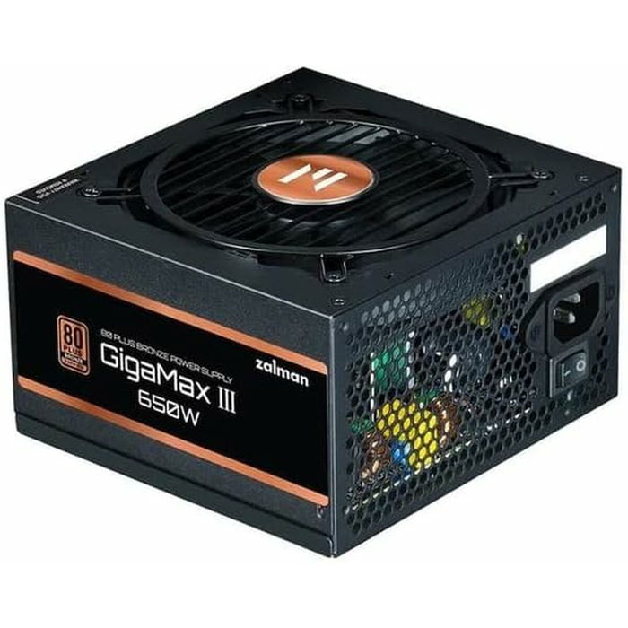 Bloc d’Alimentation Zalman GigaMax III ATX 650 W 110 W 80 Plus Bronze