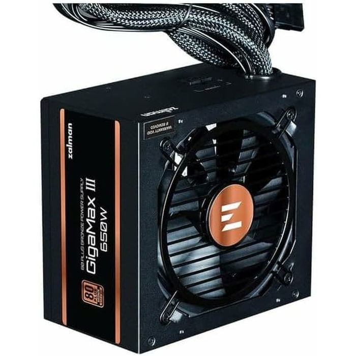 Bloc d’Alimentation Zalman GigaMax III ATX 650 W 110 W 80 Plus Bronze