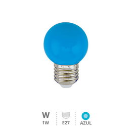 GSC Evolution Ampoule LED sphérique 1W E27 Bleu