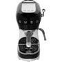Smeg Cafetière goutte à goutte 50's Style ECF02BLEU Noir