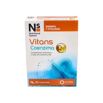 NS Vitans Coenzima Q10 30 comprimés NS Vitans Coenzima Q10 30 comprimés