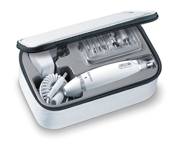 Beurer MP-62 - Set de Manucure et Pédicure Professionnel avec Lumière - 9 Accessoires - Vitesse Ajustable pour Mains et Pieds Beurer MP-62 - Set de Manucure et Pédicure Professionnel avec Lumière - 9 Accessoires - Vitesse Ajustable pour Mains et Pieds