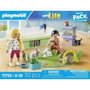 Playmobil My Life Famille de lapins avec enclos, 30 pièces