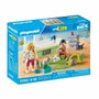 Playmobil My Life Famille de lapins avec enclos, 30 pièces