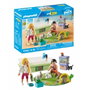 Playmobil My Life Famille de lapins avec enclos, 30 pièces