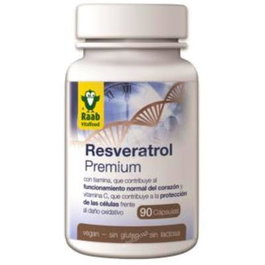 Raab Vitalfood Resveratrol avec OPC 90 Gélules Vegan - Complément Alimentaire Cardiaque et Antioxydant