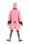 Creaciones Llopis T-L - Costume adulte flamenco manches longues taille L - Comprend combinaison, capuche, couvre-pieds et chaussettes