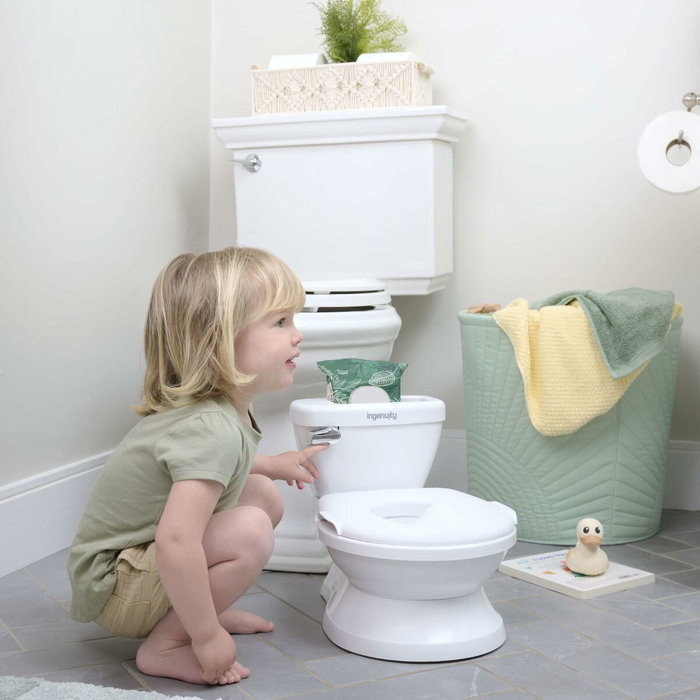 Ingenuity My Size Potty Pro Vert avec Réducteur de Toilette et Chasse d'eau Musicale Ingenuity My Size Potty Pro Vert avec Réducteur de Toilette et Chasse d'eau Musicale