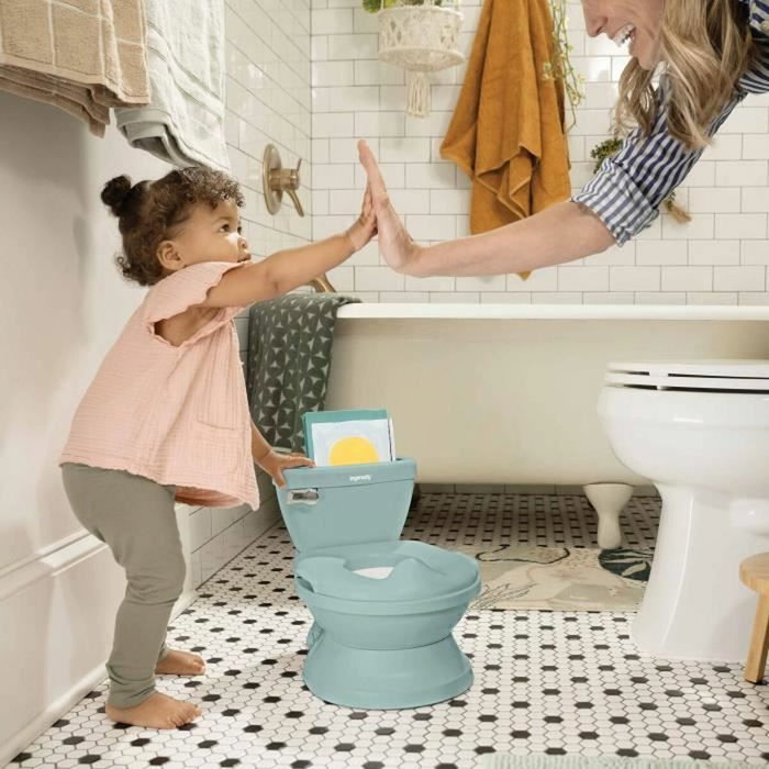 Ingenuity My Size Potty Pro Vert avec Réducteur de Toilette et Chasse d'eau Musicale Ingenuity My Size Potty Pro Vert avec Réducteur de Toilette et Chasse d'eau Musicale